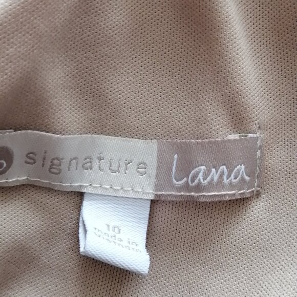 Signature Lana Cocktail Dress Black SZ 10 - Picture 6 of 8